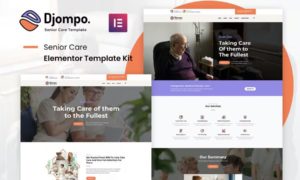 Djompo Kit – Senior Care Elementor Template Kit