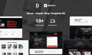 Docar – Repair Shop Elementor Template Kit