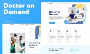 Doctor on Demand – Online Consultations Elementor Template Kit