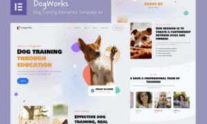 DogWorks – Dog Training Elementor Template Kit