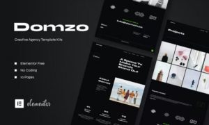 Domzo – Creative Agency Elementor Template Kit