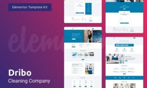 Dribo — Cleaning Company Template Kit for Elementor