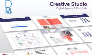 D’Shiner Creative Studio & Digital Agency Elementor Template Kit