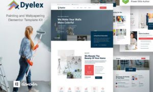 Dyelex – Painting & Wallpapering Service Elementor Template Kit