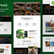 EcoPeace – Environment & Ecology NGO Elementor Template Kit