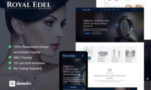 Edel – Luxury Jewelry Elementor Template Kit