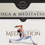 Edelweiss – Yoga & Meditation Elementor Template Kit
