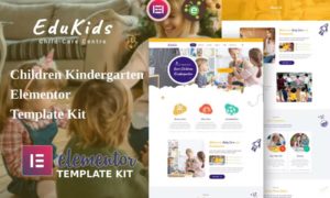 EduKids – Children Kindergarten Elementor Template Kit