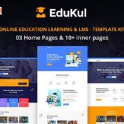 Edukul – Online Learning & Education Template Kit