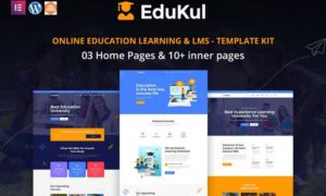 Edukul – Online Learning & Education Template Kit