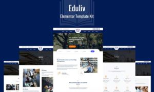 Eduliv – Education Elementor Template Kit