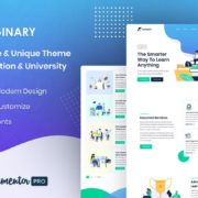 Eginary – Online Education Elementor Template Kit