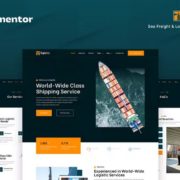 Egistic – Sea Freight & Logistic Company Elementor Template Kit