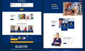 Electo – Electricity Services Elementor Template Kit