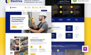 Electriza – Electrical Installation & Maintenance Services Elementor Template Kit