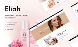 Eliah – Beauty Salon & Cosmetic Elementor Template Kit