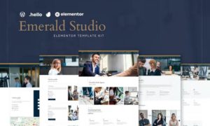 Emerald Studio – Digital Agency Elementor Template Kit