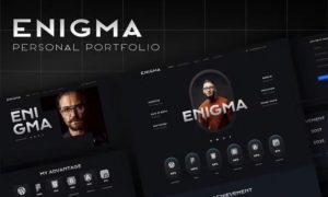 Enigma – Personal Portfolio Elementor Template Kit