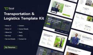 Escal | Transportation & Logistics Elementor Template Kit