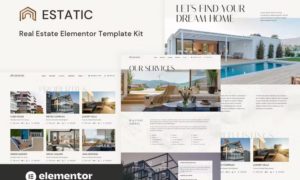 Estatic – Real Estate Elementor Template Kit