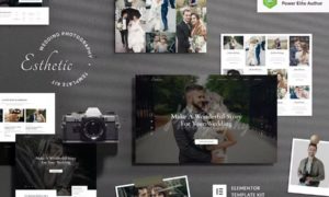 Esthetic – Wedding Photography Elementor Template Kit