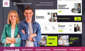 Ever Organize – Personal Assistant Elementor Template Kit