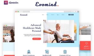 Evomind – Home Healthcare Services Elementor Template Kit