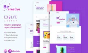 Exolve | Creative Portfolio Elementor Template Kit