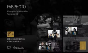 FabPhoto – Photography and Portfolio Template Kit