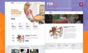 FDR – Fundraising Elementor Template Kit