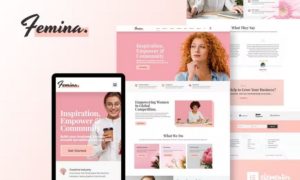 Femina – Feminine Business Elementor Template Kit