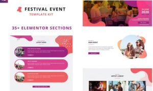 Festival Events – Elementor Template Kit