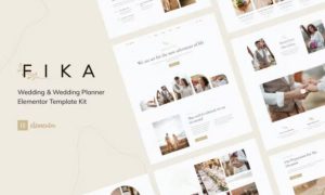 Fika – Wedding & Wedding Planner Elementor Template Kit