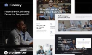 Financy – Finance & Consulting Elementor Template Kit