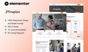 FinaPlan – Finance & Investment Elementor Template Kit