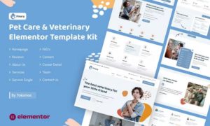 Finary | Pet Care & Veterinary Elementor Template Kit