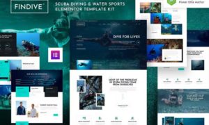 Findive – Scuba Diving & Water Sports Elementor Template Kit