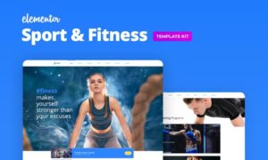 Finess – Fitness Elementor Template Kit