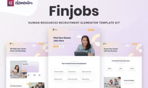 Finjobs – Human Resource Elementor Template Kit