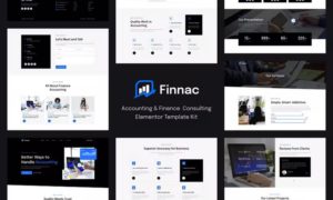 Finnac – Accounting & Finance Consulting Elementor Template Kit