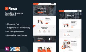 Finsa – Consulting & Agency Elementor Template Kit