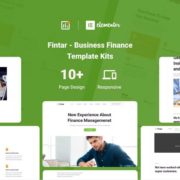 Fintar – Finance Management Elementor Template Kit
