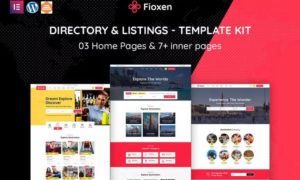 Fioxen – Travel Directory & Listings Elementor Template Kit