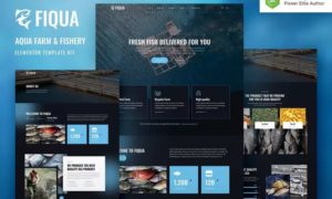 Fiqua – Aqua Farm & Fishery Services Elementor Template Kit