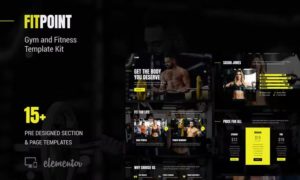 Fit Point – Gym & Fitness Elementor Template Kit