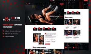 FitGym – Fitness & Gym Elementor Template Kit