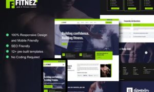 Fitnez – Fitness & Gym Elementor Template Kit