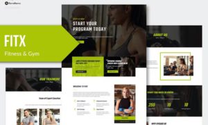 Fitx – Fitness & Gym Elementor Template Kit