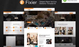 Fixier – Gadgets & Electronics Repair Services Elementor Template Kit