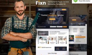 Fixn – Handyman & Repair Service Elementor Template Kit